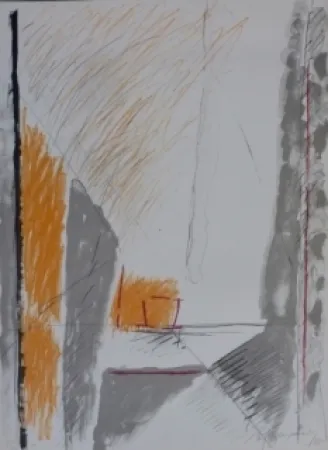 Litografía Ràfols Casamada - Composition 60