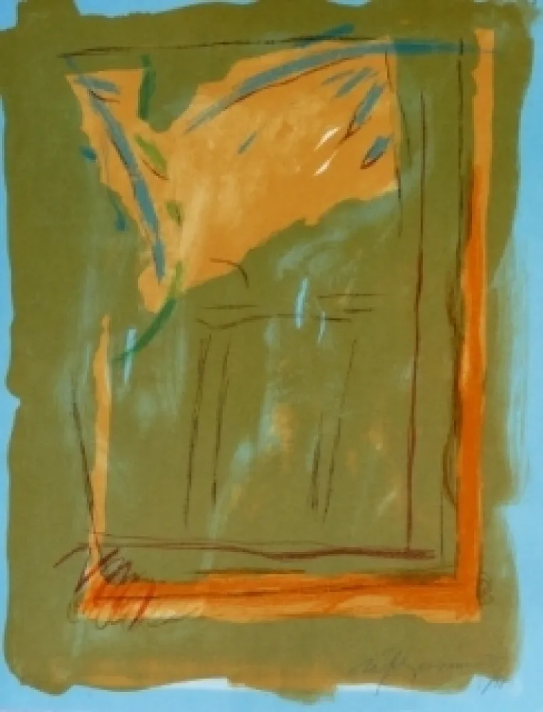 Litografía Ràfols Casamada - Composition 7