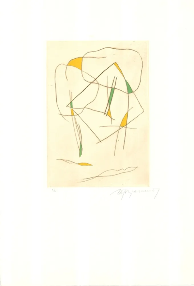 Aguafuerte Y Aguatinta Ràfols Casamada - El bosc-6