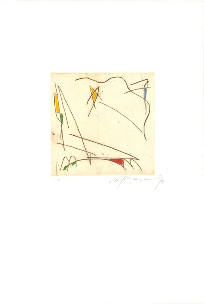 Grabado Ràfols Casamada - Estels 1