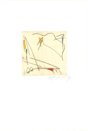 Grabado Ràfols Casamada - Estels 1