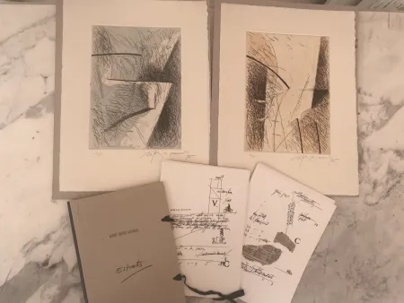 Grabado Ràfols Casamada - Estrats 