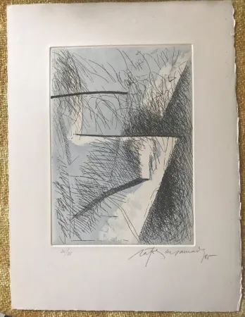 Grabado Ràfols Casamada - Estrats I