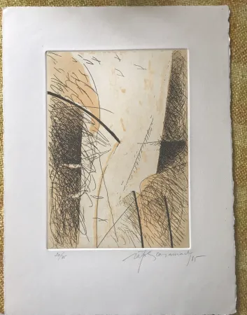 Grabado Ràfols Casamada - Estrats II