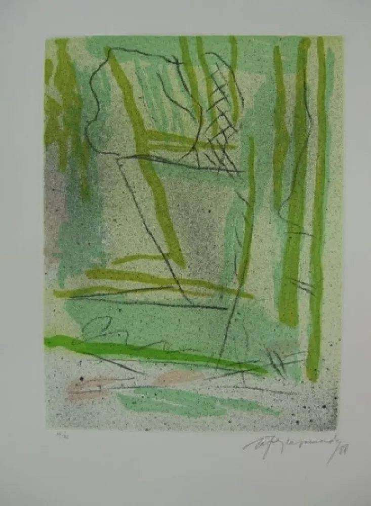 Aguafuerte Ràfols Casamada - FLORAL 3