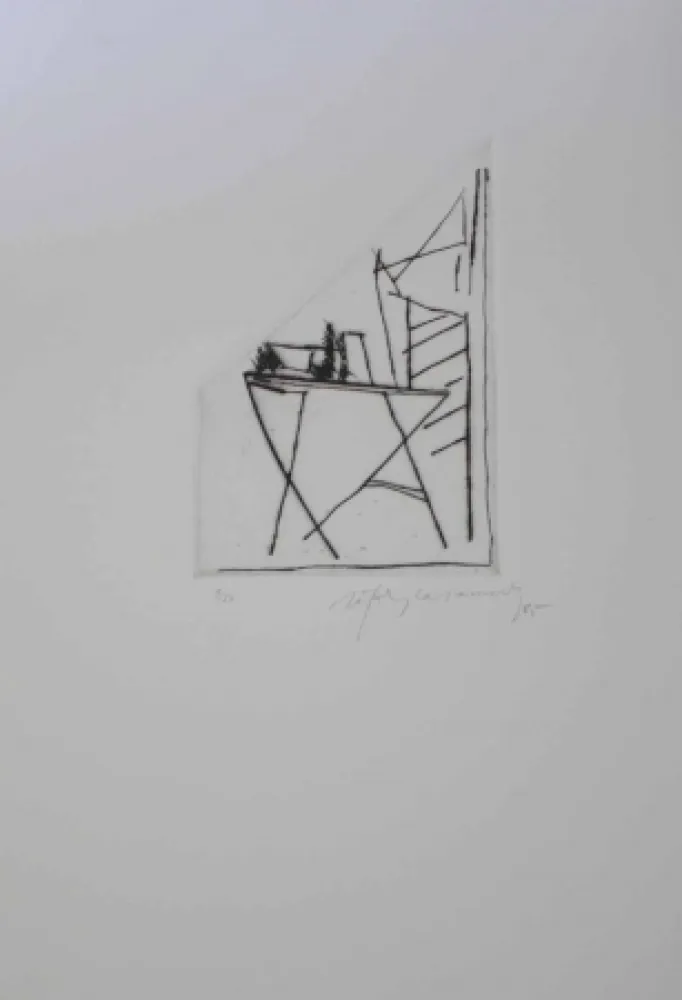 Grabado Ràfols Casamada - Jardí 2