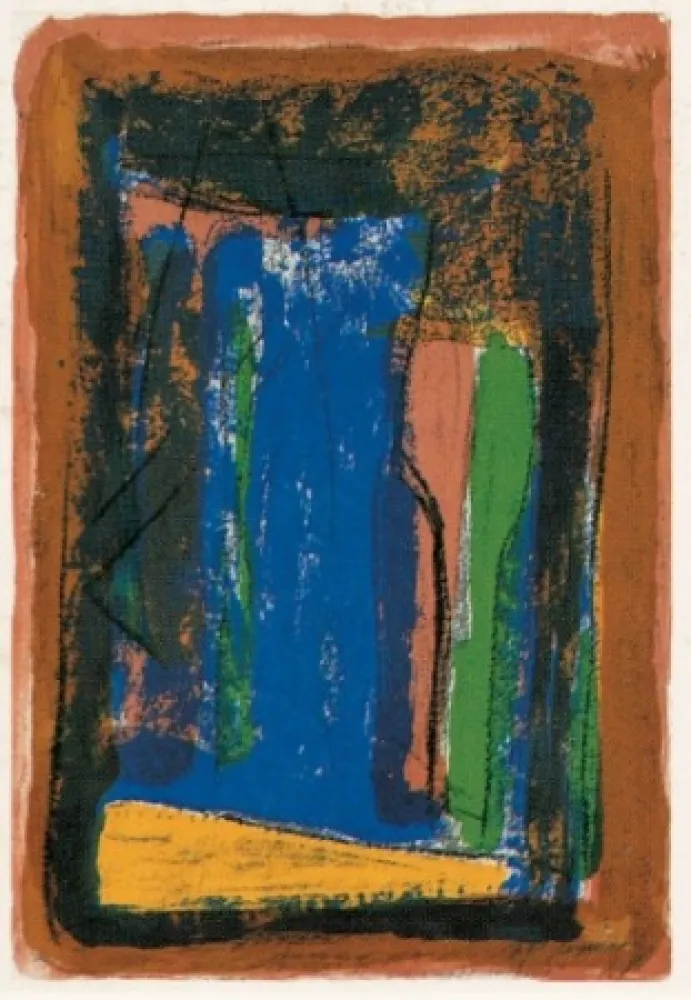 Litografía Ràfols Casamada - La tardor-7	 