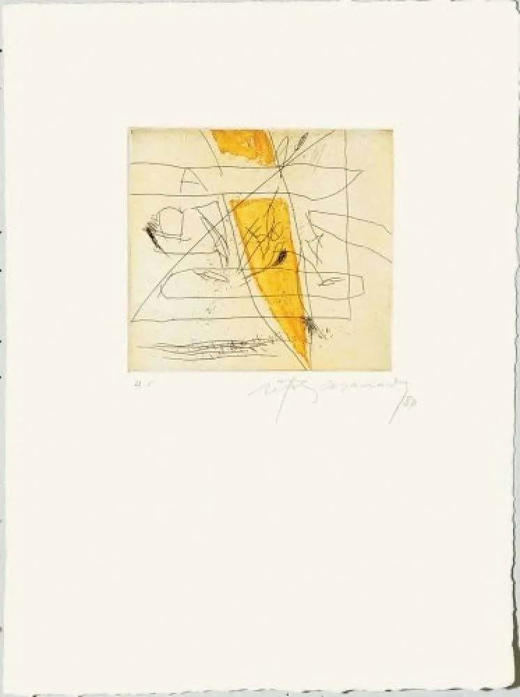 Grabado Ràfols Casamada - Les hores-3