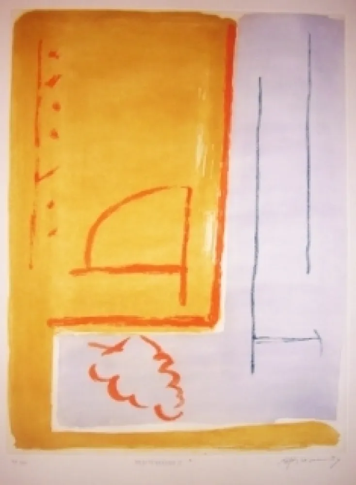 Aguatinta Ràfols Casamada - Mediterraneo II