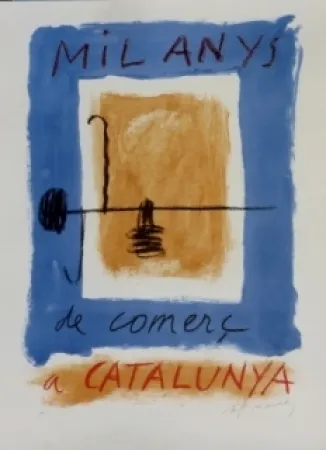 Litografía Ràfols Casamada - Mil Anys de comerc a CATALUNYA