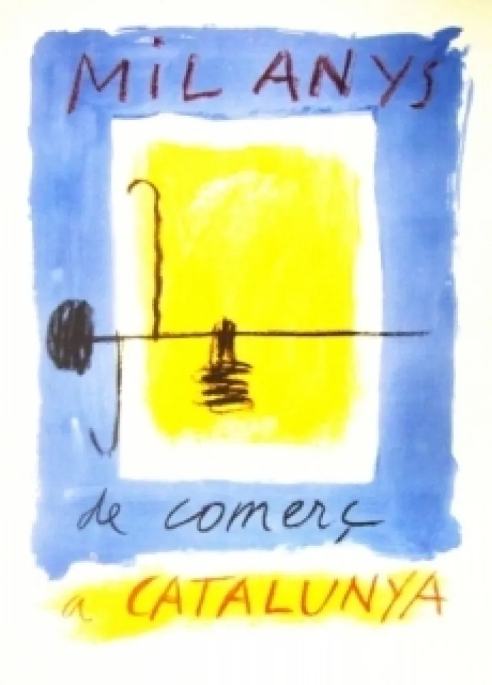 Litografía Ràfols Casamada - Mil Anys de comerc a CATALUNYA 