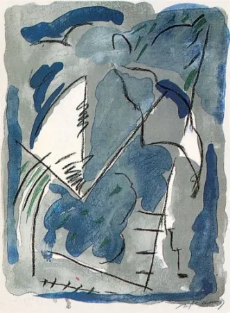 Litografía Ràfols Casamada - Parc-1	