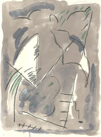 Litografía Ràfols Casamada - Parc-1