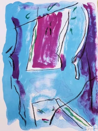 Litografía Ràfols Casamada - Parc-4	 