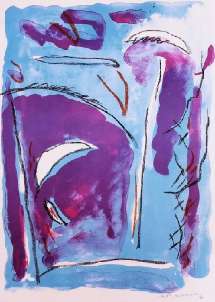 Litografía Ràfols Casamada - Parc-5	