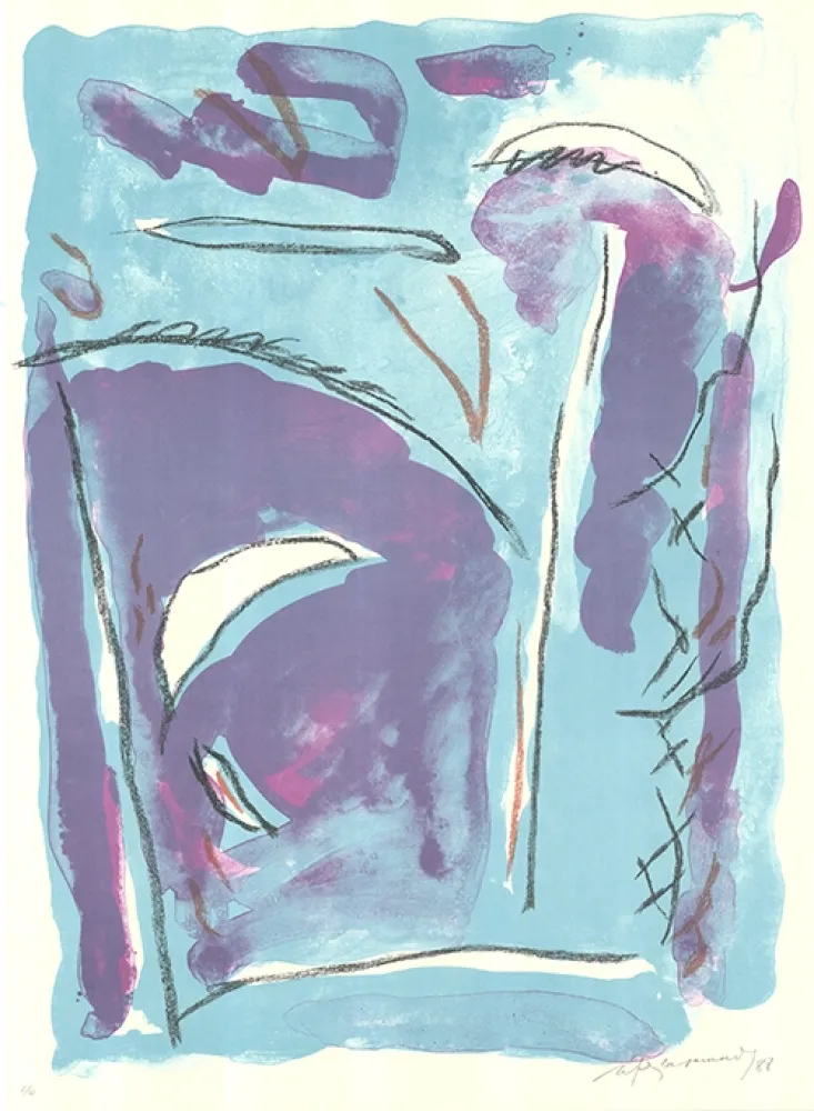 Litografía Ràfols Casamada - Parc-5