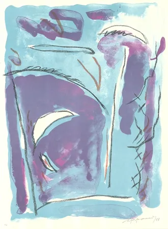 Litografía Ràfols Casamada - Parc-5