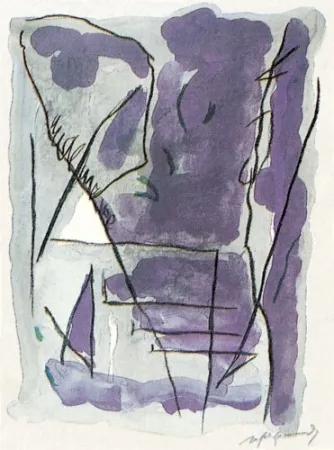 Litografía Ràfols Casamada - Parc-6	