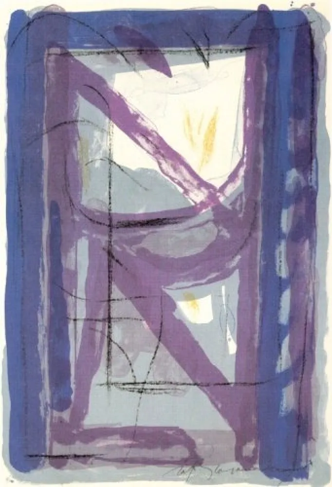 Litografía Ràfols Casamada - Portfolio 12th Anniversary of Galeria Joan Prats