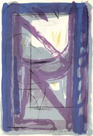 Litografía Ràfols Casamada - Portfolio 12th Anniversary of Galeria Joan Prats