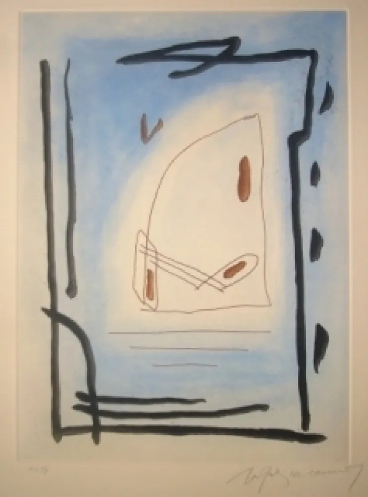 Aguafuerte Y Aguatinta Ràfols Casamada - Sans titre 10