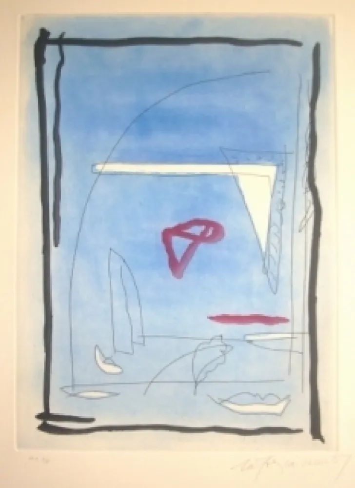 Aguafuerte Y Aguatinta Ràfols Casamada - Sans titre 13