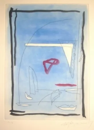 Aguafuerte Y Aguatinta Ràfols Casamada - Sans titre 13