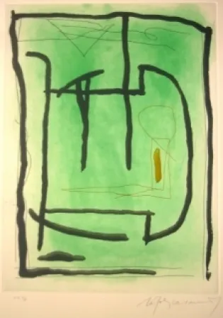 Aguafuerte Y Aguatinta Ràfols Casamada - Sans titre 14