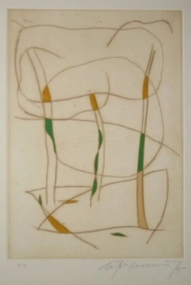 Aguafuerte Y Aguatinta Ràfols Casamada - Sans titre 15