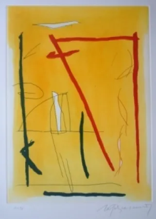 Aguafuerte Y Aguatinta Ràfols Casamada - Sans titre 16