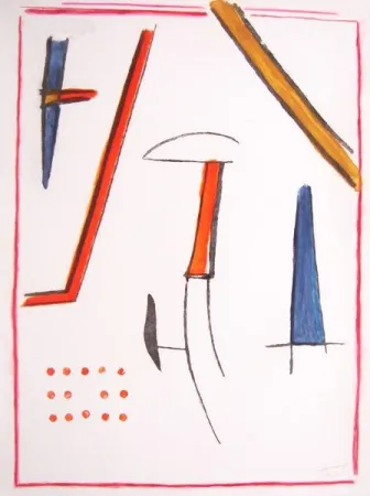 Grabado Ràfols Casamada - Signes gran