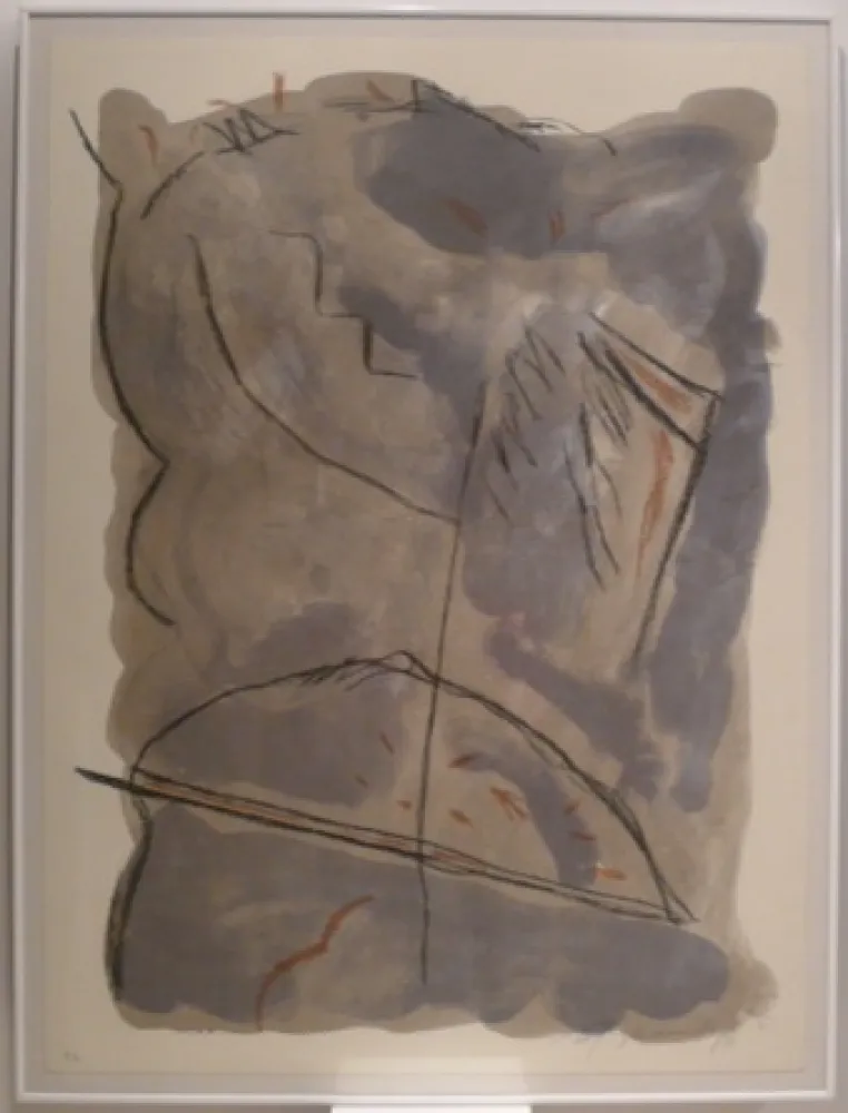 Litografía Ràfols Casamada - Sin Título