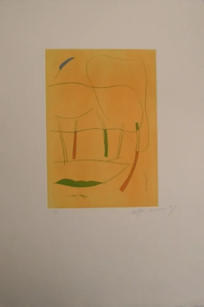 Grabado Ràfols Casamada - Sin Título