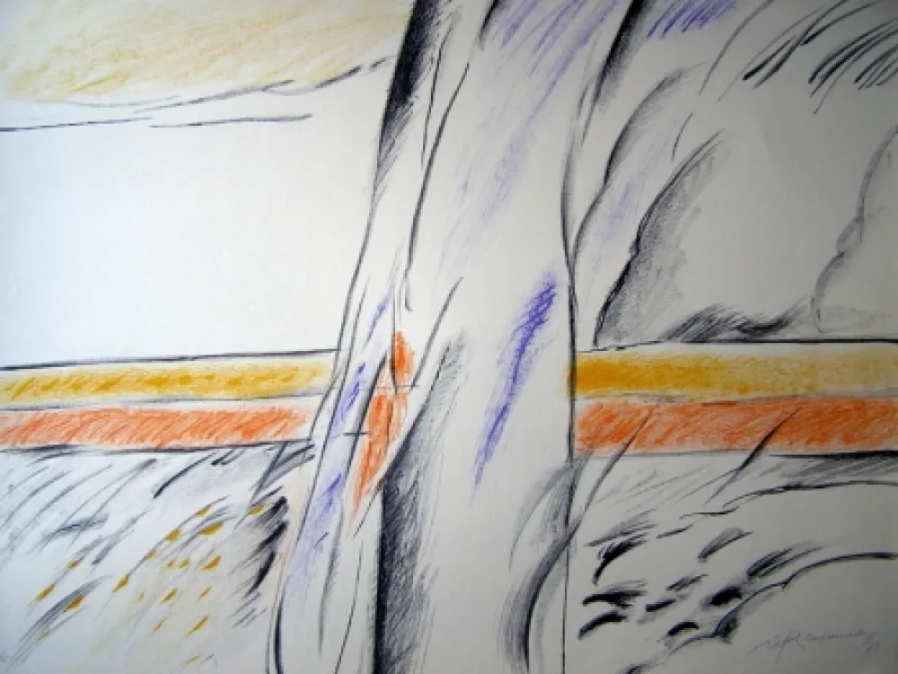 Litografía Ràfols Casamada - S/T