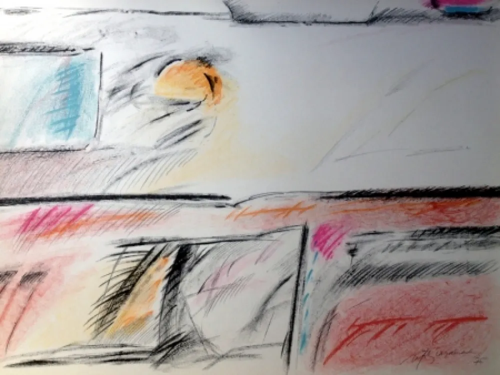 Litografía Ràfols Casamada - S/T