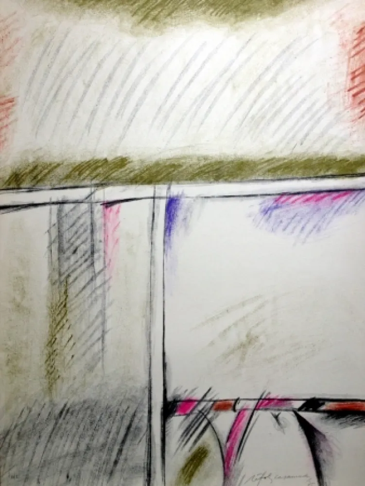 Litografía Ràfols Casamada - S/T