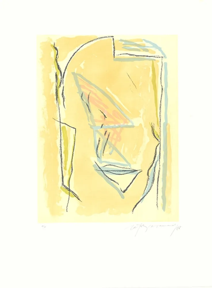 Aguafuerte Y Aguatinta Ràfols Casamada - Terrasses-2