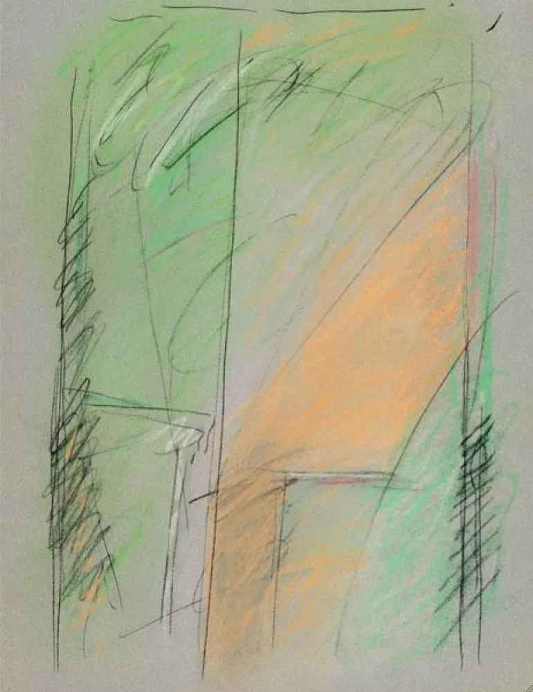 Grabado Ràfols Casamada - Verd gran