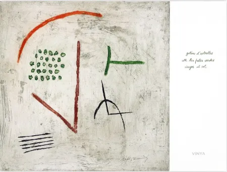 Grabado Ràfols Casamada - Vinya