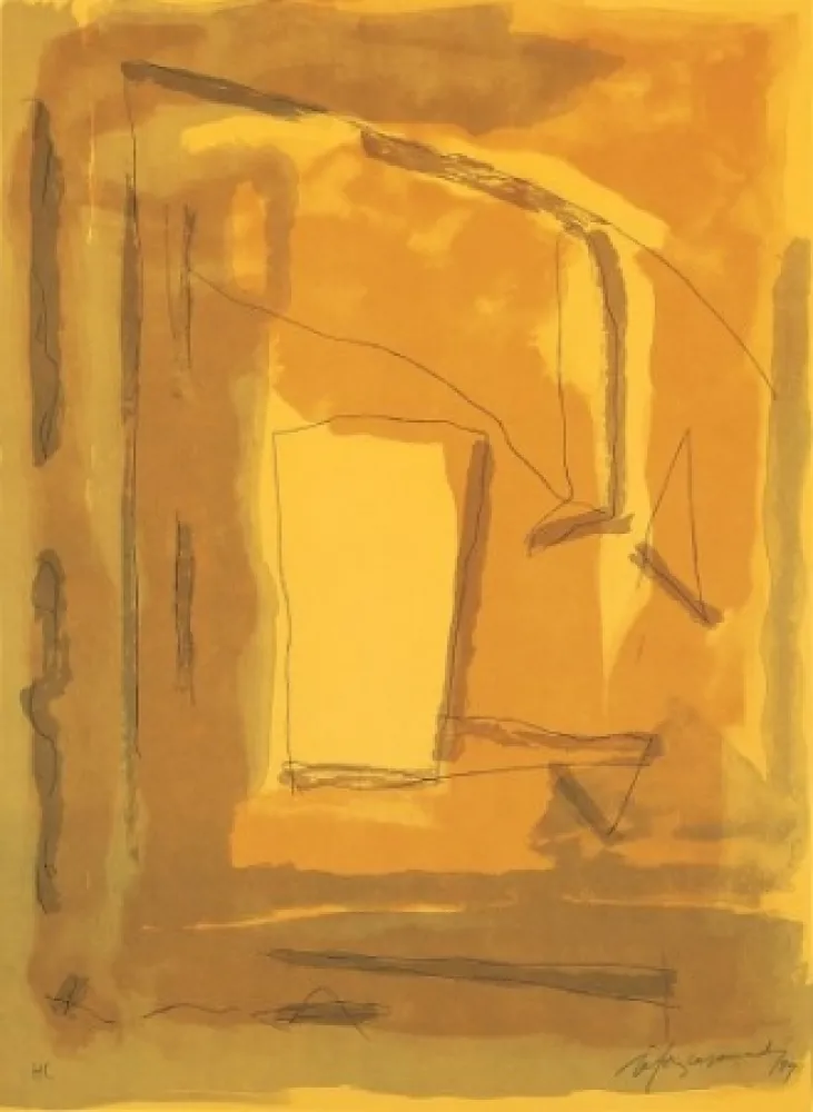 Litografía Ràfols Casamada - Xipre-3	