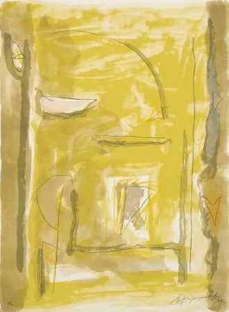 Litografía Ràfols Casamada - Xipre-4	 