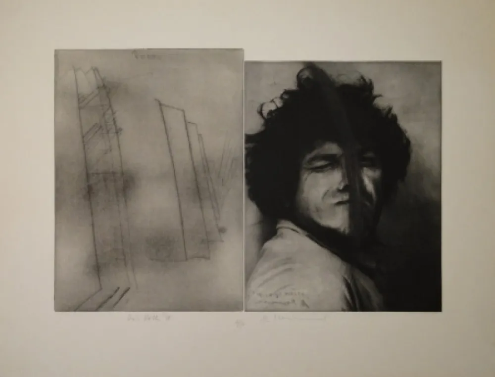 Grabado Rainer - Doppelporträt oder Stirnspalt 