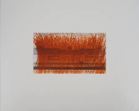 Grabado Rainer - Paris, Louvre et Jardin des Tuileries