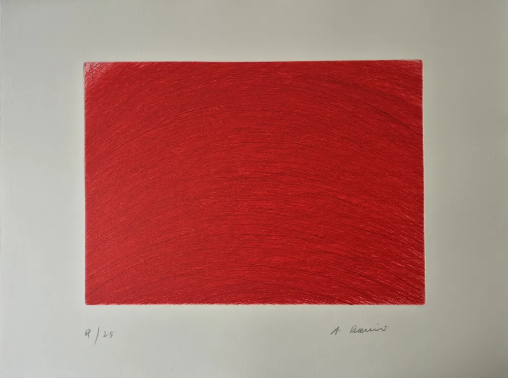 Grabado Rainer - Red Wave