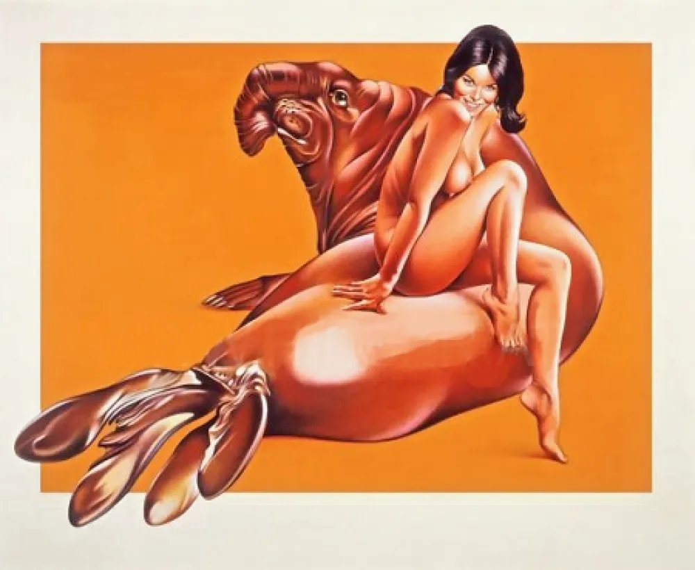 Litografía Ramos - Elephant Seal