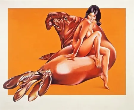 Litografía Ramos - Elephant Seal