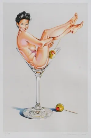 Litografía Ramos - Miss Martini II