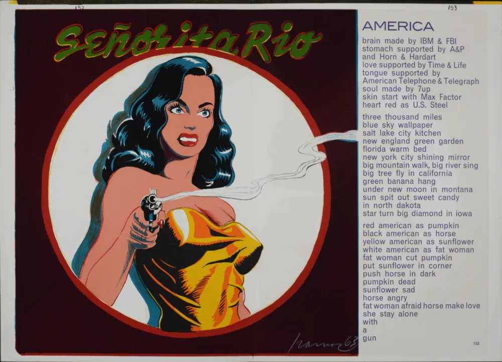 Litografía Ramos - Senorita Rio, 1964 - Hand-signed!