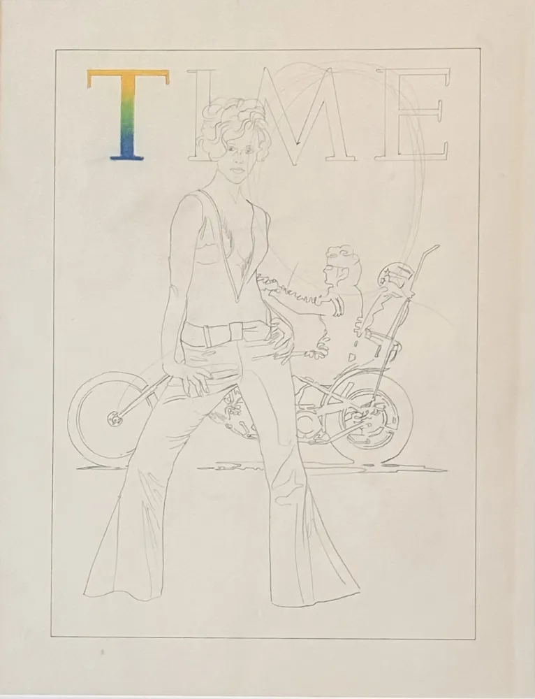 Múltiple Ramos - Study for Fonda: Sketch #1 (TIME)