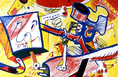 Litografía Rancillac - Composition, 1964